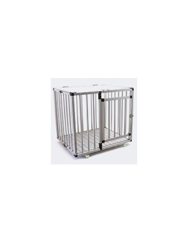 Cage / Caisse pour chien ALU ciel et terre