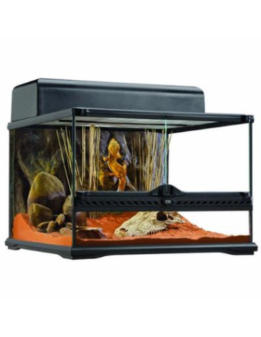 Terrarium verre 45x45x30 cm terrarium reptile terrarium amphibien vivarium en verre