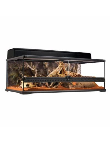 Terrarium verre 90x45x30 cm terrarium reptile terrarium amphibien vivarium en verre