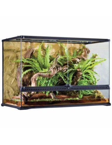 Terrarium verre 90x45x60 cm terrarium reptile terrarium amphibien vivarium en verre