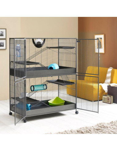 Cage rongeur double pour rat cage furet cage chinchilla cage rat cage  octodon cielterre-commerce - Ciel & terre