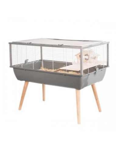 Cage petit rongeur grise scandinave cage lapin cage cochon d'inde cage hamster cage rat cage hamster