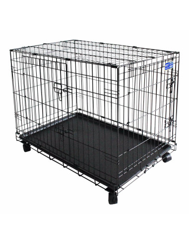Cage mobile pliable et transportable cage chien cage chat