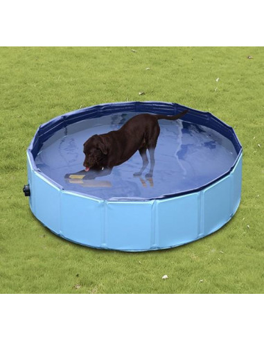 Piscine pour chien PM piscine pour chien en PVC Bleu