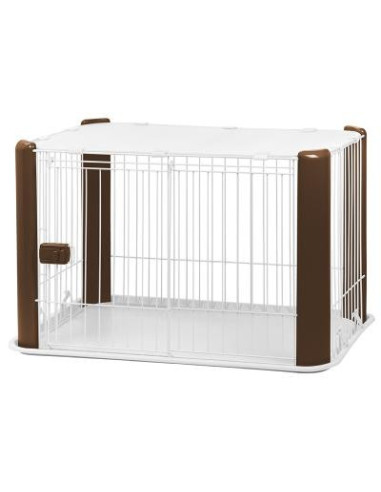 Cage chien pratique intérieur cage chat cage chiot marron PM