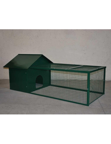 Enclos avec maison pour lapin cage extérieur cochon d'inde cage rongeur cielterre-commerce