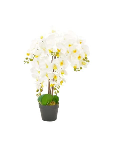 Orchidée artificielle 61 cm blanche cielterre-commerce
