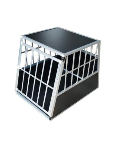Cage transport ALU MDF caisse transport chien cage voiture