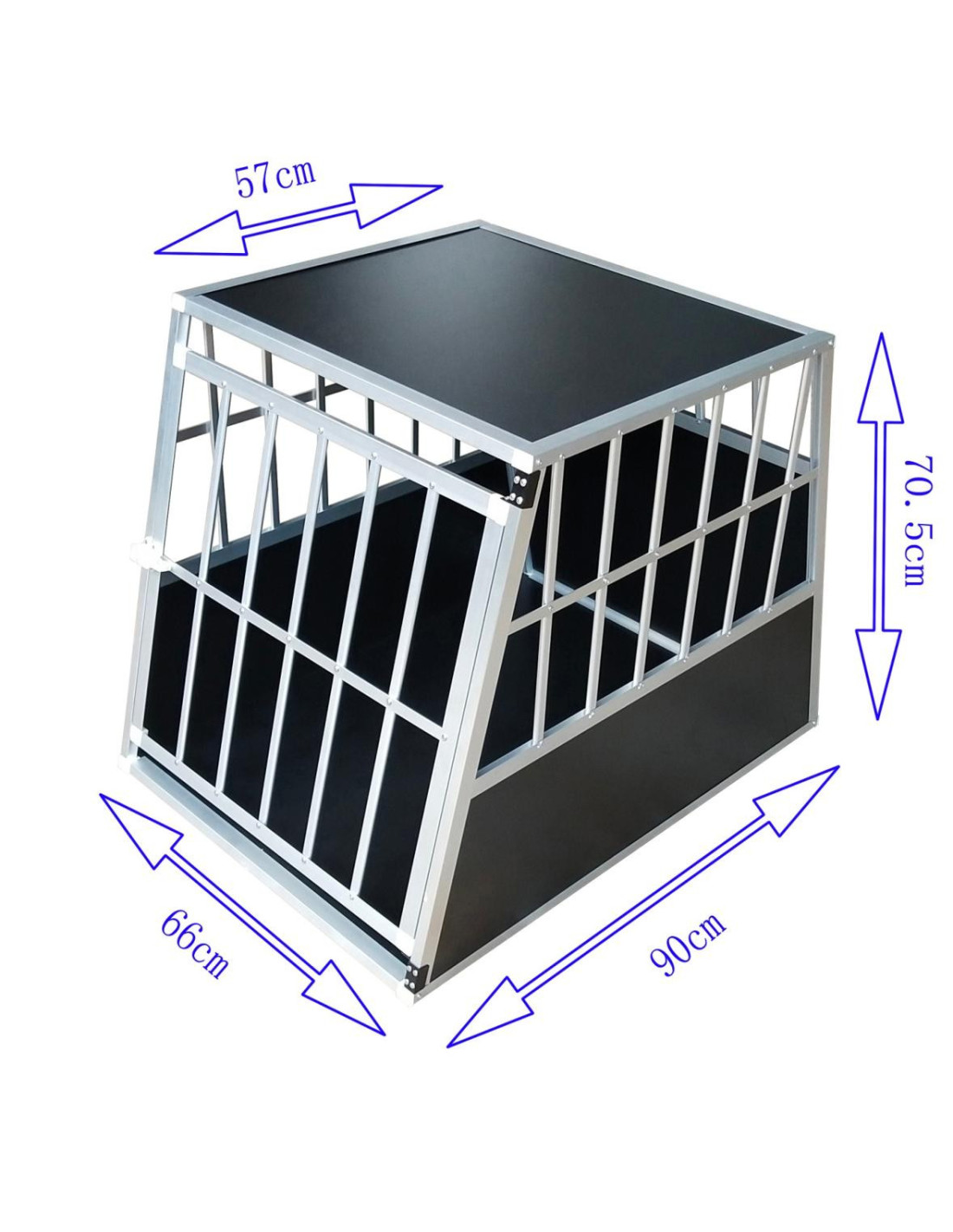 Cage transport ALU MDF caisse transport chien cage voiture - Ciel & terre