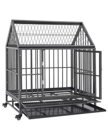 Cage chien cage chat  cage mobile pratique forme maison