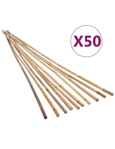 Lot 50 pcs piquets en bambou 120 cm cielterre-commerce