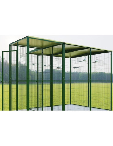 Volière extérieur 2x2x2m volière jardin cage 4m² exotique pigeonnier  colombe avis cielterre-commerce - Cages à oiseaux et volières (7674397)