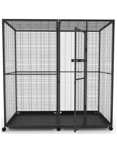 Cage perroquet 2x1x2 m cage grand ara gris gabon cacatoes