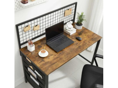 HOMIDEC Bureau d'ordinateur,Table de Bureau avec tiroirs Bureau d