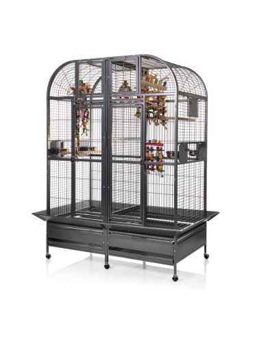 Cage perroquet Ara de Buffon (2 couleurs) cielterre-commerce Anthracite