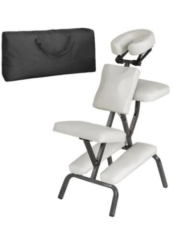 Chaise de massage chaise massage rembourrée chaise massage blanche cielterre-commerce Blanc