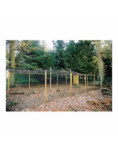 Volière 200m² volière jardin volière extérieure en bois  Maille 22mm