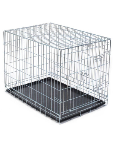 Cage métal zingué pour chien cage chat cage pliable Taille S