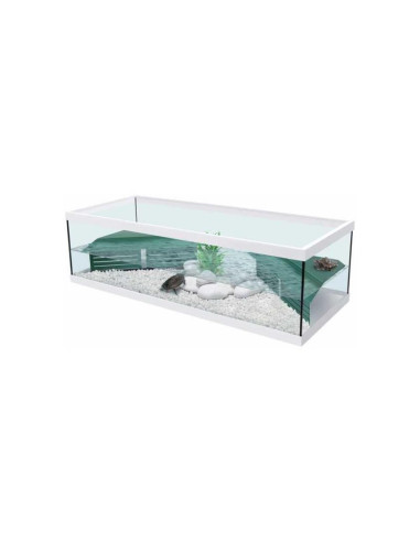 Aquaterrarium blanc 4 tailles aquarium tortue d'eau cielterre-commerce Taille 1