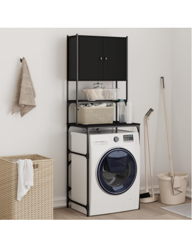 Armoire lave-linge industriel noir armoire machine à laver armoire - Ciel &  terre