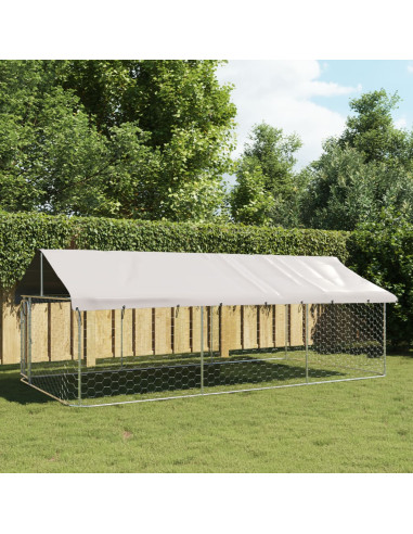 Chenil 8m² Hauteur 1,50m Enclos chien Grillagé Parc chien Extérieur